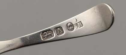 Georgian Silver Caddy Spoon With Pierced Bowl - George Burrows